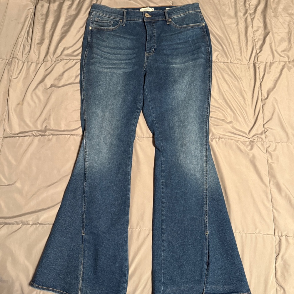 Jessica Simpson Blue Flared Jeans